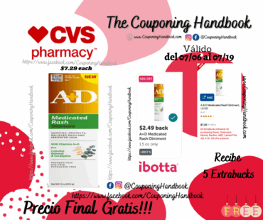 A & D Medicated Rash Ointment, 1.5 OZ Gratis