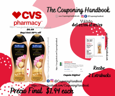 Softsoap Moisturizing Body Wash por $1.94