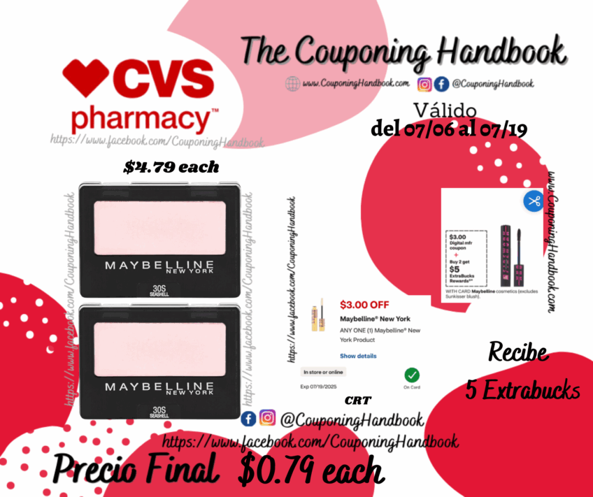 Maybelline Expert Wear Eyeshadow por $0.79