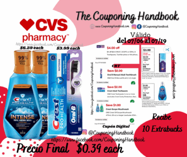 Producto Oral care por $0.39