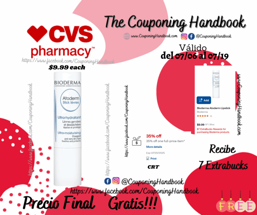 Bioderma Atoderm Lipstick Gratis