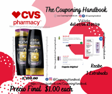 L’Oreal Paris Elvive Total Shampoo or conditioner por $1.00