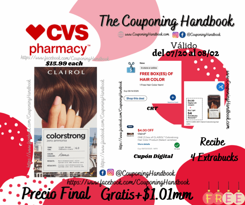 Clairol ColorStrong Zero Ammonia Permanent Hair Color