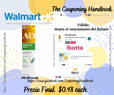 A+D Medicated Rash Ointment 1.5 oz – Relieves Rash & Skin Irritated Skin por $0.48