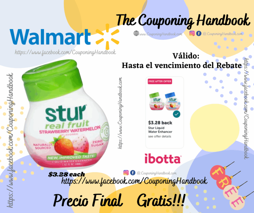 Stur Strawberry Watermelon Drink Mix, Liquid Water Enhancer Gratis