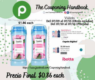 Suave Antiperspirant Deodorant, Invisible Solid, Powder por $0.86