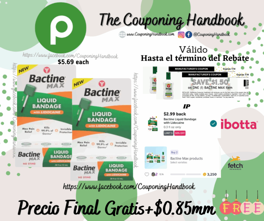 02 Bactine Max Liquid Bandage Gratis