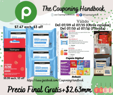 05 productos neutrogena Gratis