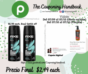 Axe Deodorant Body Spray, Apollo por $2.49