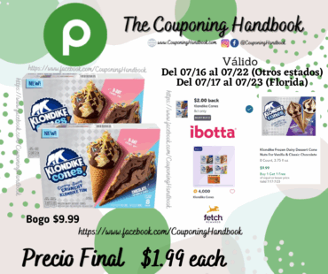 Klondike Frozen Dairy Dessert Cone por $1.99