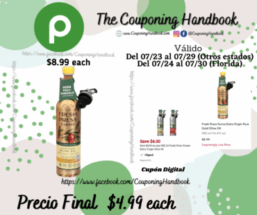 Fresh Press Farms Extra Virgin Pure Gold Olive Oil por $4.99