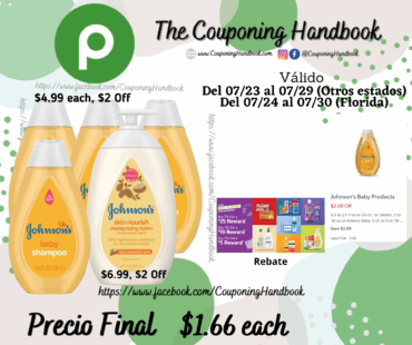 Productos Johnson’s por $1.66