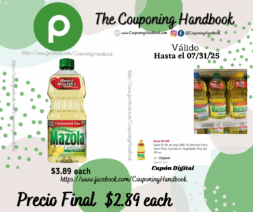 Mazola Canola Oil, Cholesterol Free por $2.89