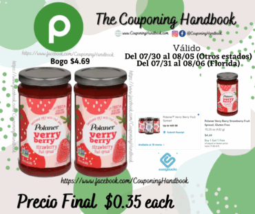 Polaner Verry Berry Strawberry Fruit Spread, Gluten-Free por $0.35