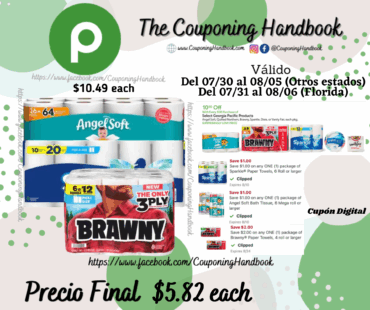 Productos de Paper Towels or Toiler por $5.82