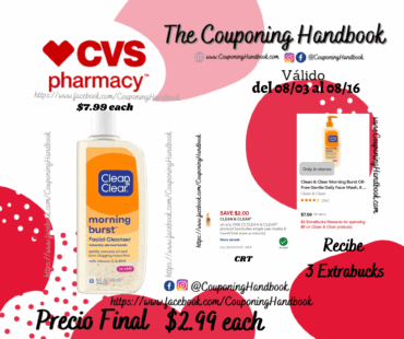 Clean & Clear Morning Burst Oil-Free Gentle Daily Face Wash, 8 OZ por $2.99