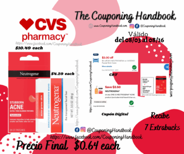 02 Productos Neutrogena por $0.64