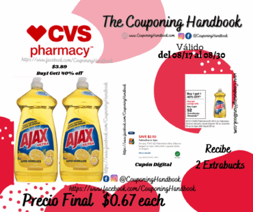 Ajax Super Degreaser Lemon, 28 oz por $0.67