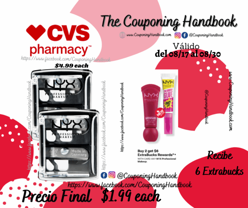 NYX Professional Makeup Sharpener por  $1.99