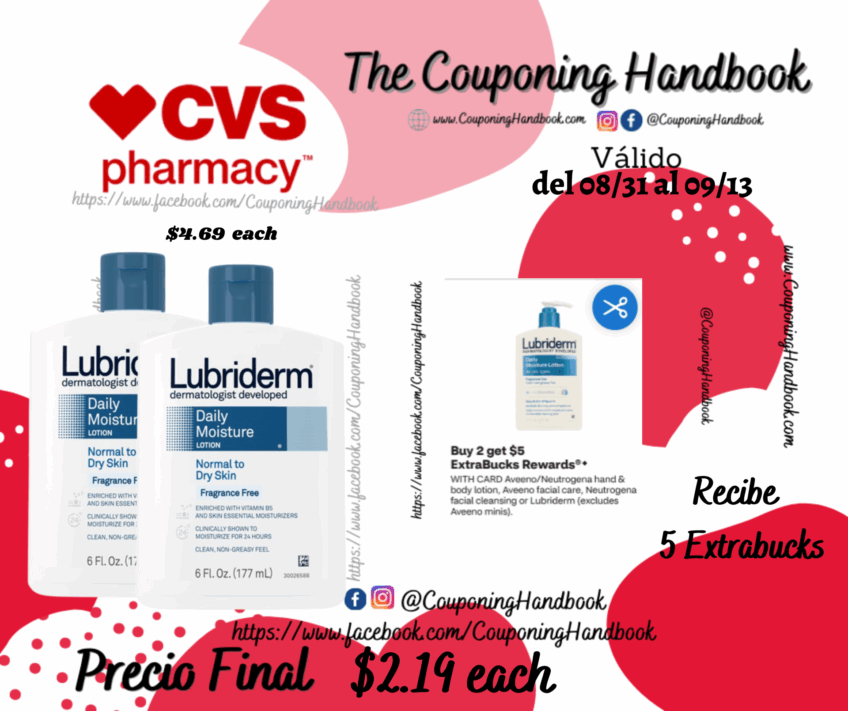 Lubriderm Daily Moisture Lotion, Fragrance-Free, 6 Ounces por $2.19