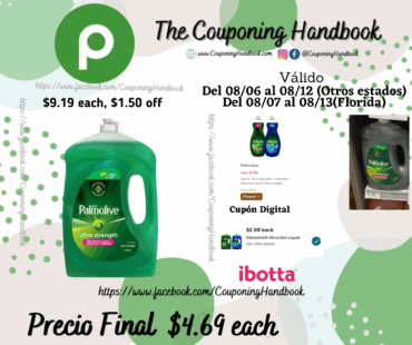 Palmolive Ultra Strength Liquid Dish Soap, Original Green por $4.69