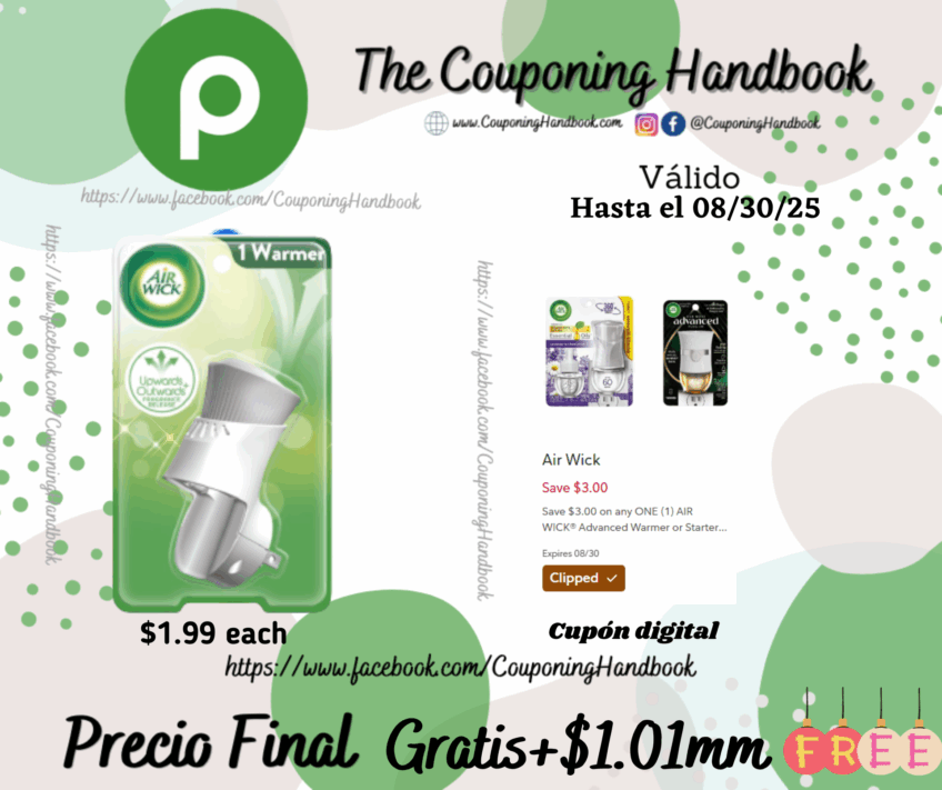 Air Wick Scented Oil Warmer, Upwards + Outwards 1 warmer Gratis