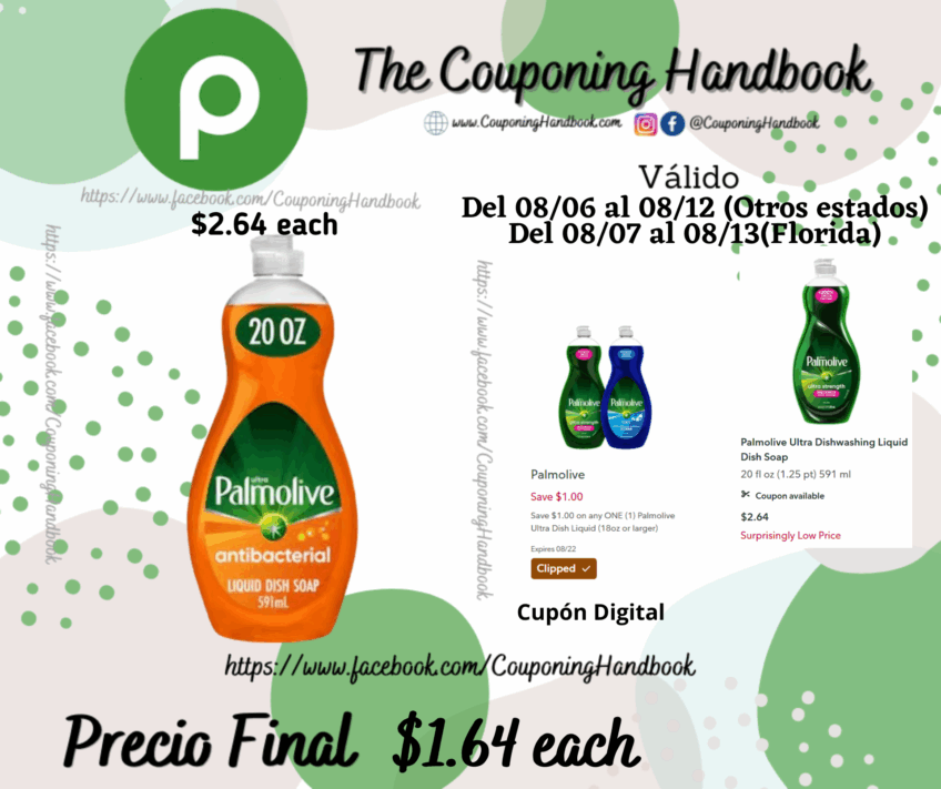 Palmolive Ultra Antibacterial Dish Liquid, Orange 20 fl oz por $1.64