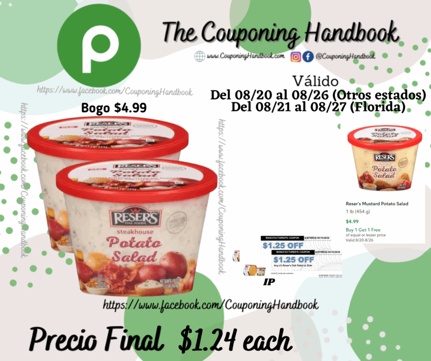 Reser’s Potato Salad, Steakhouse por $1.24