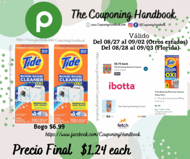 Tide Washing Machine Cleaner por $1.24