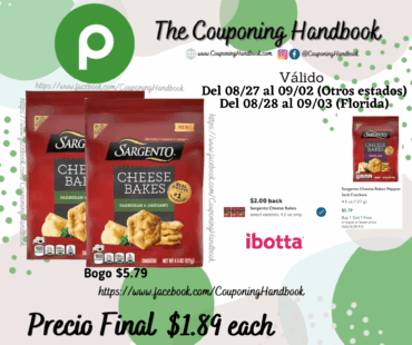 Sargento Crackers, Cheese Bakes por $1.89
