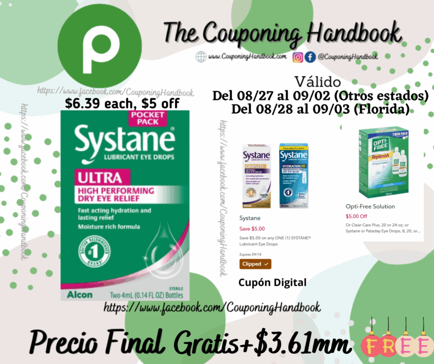 Systane Ultra Lubricant Eye Drops Pocket Pack, 0.14 fl oz, 2 count, 2 Each Gratis