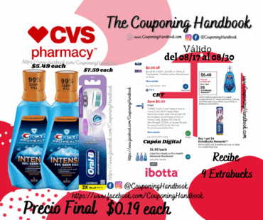 03 Productos Crest por $0.57