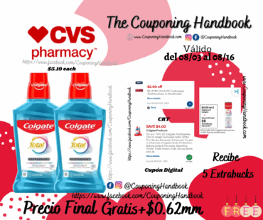 02 Colgate Total Antigingivitis Antiplaque Mouthwash, Alcohol-Free, Peppermint, 16.9 OZ Gratis