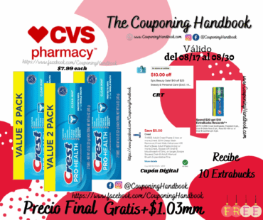 03 Crest Pro-Health Fluoride Toothpaste for Anticavity, Clean Mint, Twin Pack Gratis