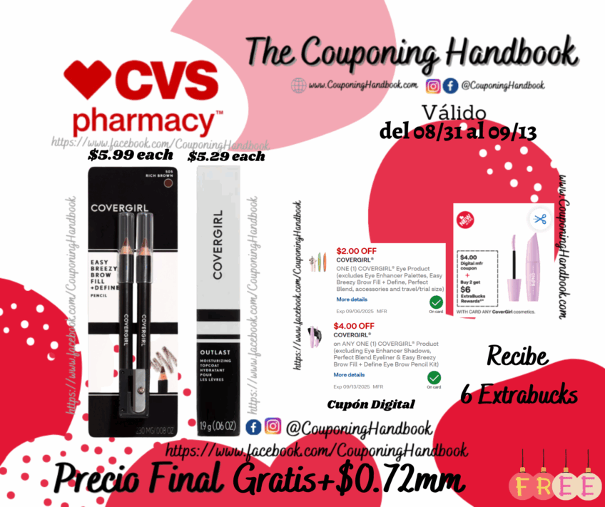 02 Productos Covergirl Gratis