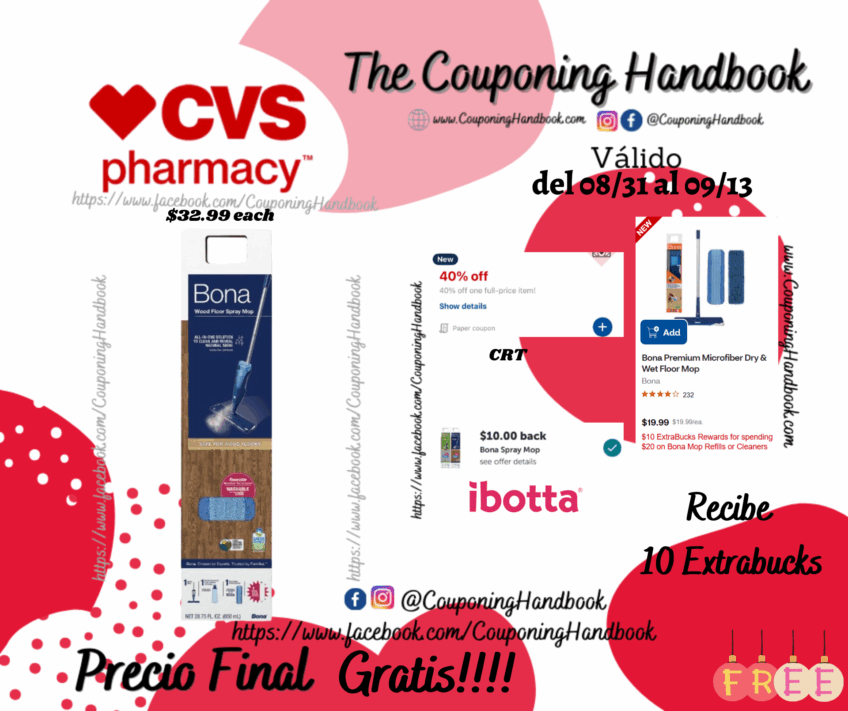 Bona Hardwood Floor Premium Spray Mop Gratis