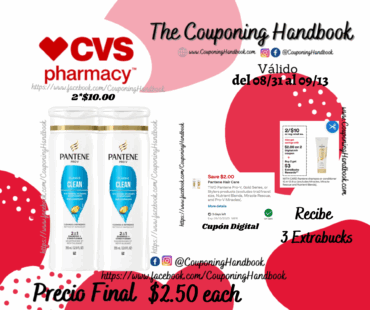 Pantene Pro-V Classic Clean 2-in-1 Shampoo & Conditioner por $2.50