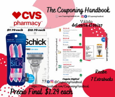 Schick Hydro Razor por $1.29