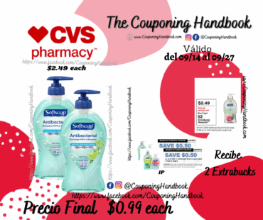 Softsoap Antibacterial Liquid Hand Soap Pump, 11.25 OZ por $0.99