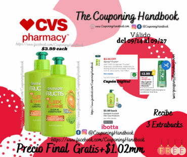 02 Garnier Fructis Sleek & Shine Intensely Smooth Leave-In Conditioning Cream Gratis