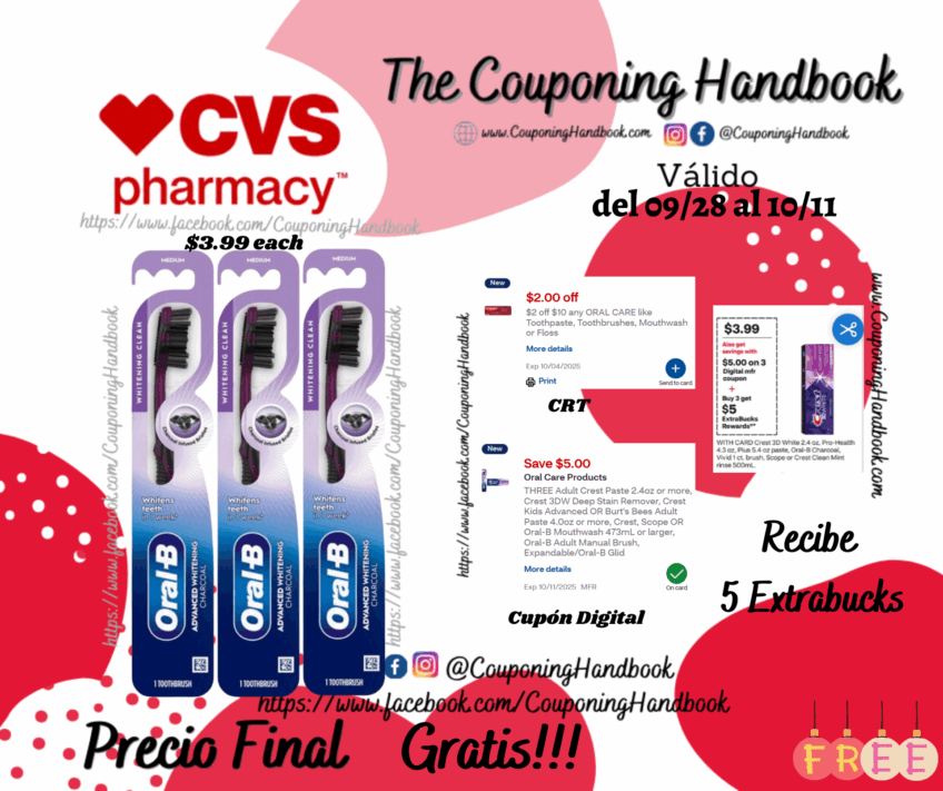 03 Oral-B Charcoal Whitening Toothbrush Single Pack Gratis