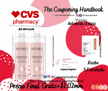 02 Nexxus Advanced Invisible Clean Dry Shampoo, 1.15 OZ Gratis