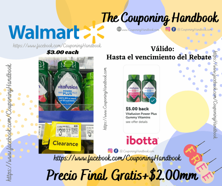 Vitafusion Power Plus Men’s Multivitamin Gummies Gratis