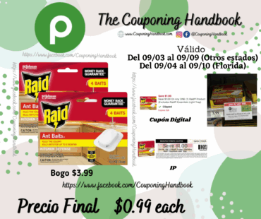 Raid Ant Baits Indoor Ant Killer – 0.12oz/4ct por $0.99