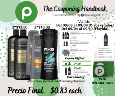 Productos Uniliver por $0.83