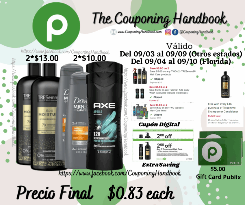 Productos Uniliver por $0.83