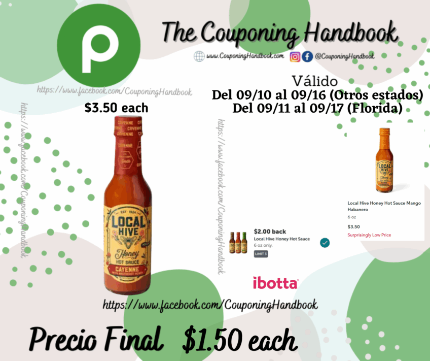 Local Hive Honey Hot Sauce Cayenne por $1.50