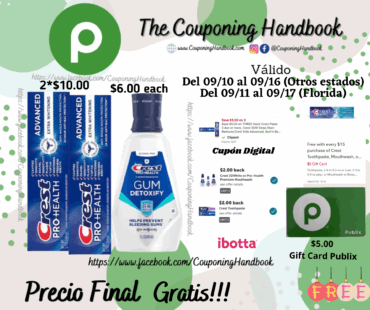 03 Productos Crest Gratis