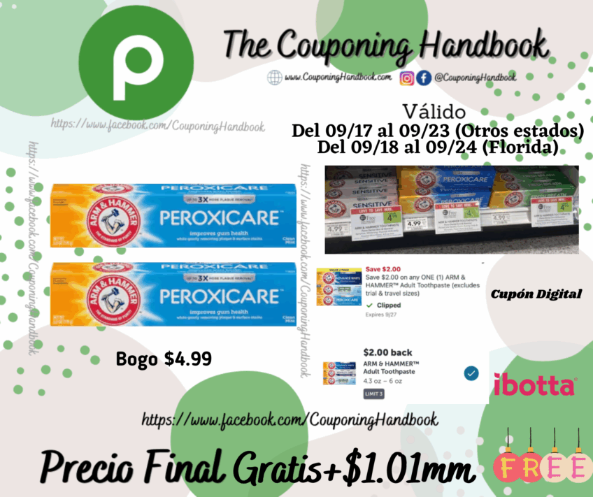 02 Arm & Hammer Toothpaste Gratis