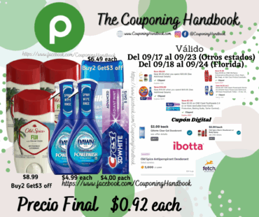 Productos de PG por $0.92